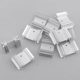 Max Maxb 10 Pieces Aluminium Heat Sink Kit for IC Circuit Board,Motherboard,Triode