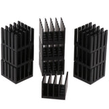 Max Maxb 20x20x16mm Aluminum Heat Sink Heatsink Cooler Fin Black