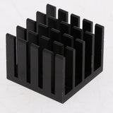 Max Maxb 20x20x16mm Aluminum Heat Sink Heatsink Cooler Fin Black