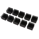 Max Maxb 20x20x16mm Aluminum Heat Sink Heatsink Cooler Fin Black