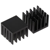 Max Maxb 20x20x16mm Aluminum Heat Sink Heatsink Cooler Fin Black