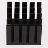 Max Maxb 20x20x16mm Aluminum Heat Sink Heatsink Cooler Fin Black