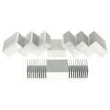 Max 40x40x20mm Aluminum Heat Sink Heatsink Cooler Fin, LED Amplifier Transistor