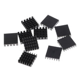 Max 10 Pieces GPU CPU Thermal Heatsink Pad, 19x19x5mm, Aluminum Alloy