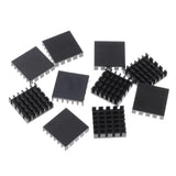 Max 10 Pieces GPU CPU Thermal Heatsink Pad, 19x19x5mm, Aluminum Alloy