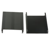 Max Extruded Aluminum Enclosure PCB Cooling Flat Box Case DIY 100x76x35mm Black