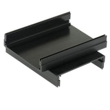 Max Extruded Aluminum Enclosure PCB Cooling Flat Box Case DIY 100x76x35mm Black