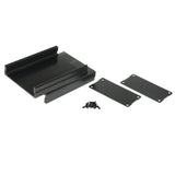 Max Extruded Aluminum Enclosure PCB Cooling Flat Box Case DIY 100x76x35mm Black