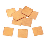 Max 10 Pieces GPU CPU Thermal Heatsink Copper Pad, 0.59x0.59x0.02inch