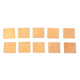 Max 10 Pieces GPU CPU Thermal Heatsink Copper Pad, 0.59x0.59x0.02inch