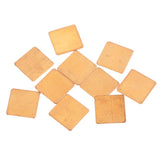 Max 10 Pieces GPU CPU Thermal Heatsink Copper Pad, 0.59x0.59x0.02inch