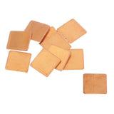 Max 10 Pieces GPU CPU Thermal Heatsink Copper Pad, 0.59x0.59x0.02inch