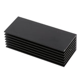 Max NVMe M.2 SSD Aluminum Heatsink Solid State Drive Cooler Cooling Fin - Black