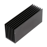 Max NVMe M.2 SSD Aluminum Heatsink Cooling Kit w/ Silicone Thermal Pad - Black