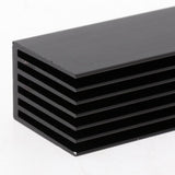 Max NVMe M.2 SSD Aluminum Heatsink Cooling Kit w/ Silicone Thermal Pad - Black
