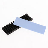 Max Aluminum Cooling Heatsink w Thermal Pad For N80 NVME M.2 NGFF 2280 PCI-E SSD