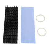 Max Aluminum Cooling Heatsink w Thermal Pad For N80 NVME M.2 NGFF 2280 PCI-E SSD