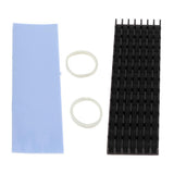 Max Aluminum Cooling Heatsink w Thermal Pad For N80 NVME M.2 NGFF 2280 PCI-E SSD
