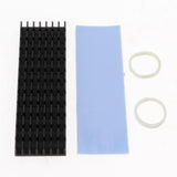 Max Aluminum Cooling Heatsink w Thermal Pad For N80 NVME M.2 NGFF 2280 PCI-E SSD