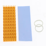Max Aluminum M.2 2280 SSD Cooling Kit Heatsink Cooler with Thermal Pad - Golden
