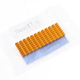 Max Aluminum M.2 2280 SSD Cooling Kit Heatsink Cooler with Thermal Pad - Golden