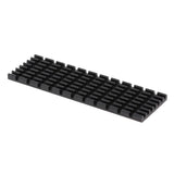 Max M.2 2280 SSD Aluminum Heatsink Solid State Drive Cooler Cooling Fin - Black