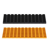 Max M.2 2280 SSD Aluminum Heatsink Solid State Drive Cooler Cooling Fin - Black
