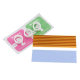 Max M.2 2280 NVME SSD Solid State Drive Heat Sink Thermal Pad Cooling Set Golden