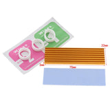 Max M.2 2280 NVME SSD Solid State Drive Heat Sink Thermal Pad Cooling Set Golden