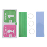 Max M.2 2280 NVME SSD Solid State Drive Heat Sink Thermal Pad Cooling Set Green