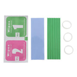 Max M.2 2280 NVME SSD Solid State Drive Heat Sink Thermal Pad Cooling Set Green