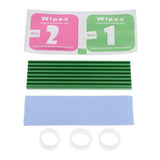 Max M.2 2280 NVME SSD Solid State Drive Heat Sink Thermal Pad Cooling Set Green