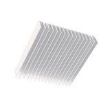 Max 100x100x18mm Aluminum Heatsink Heat Sink Cooler Cooling For CPU IC LED Power