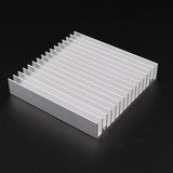 Max 100x100x18mm Aluminum Heatsink Heat Sink Cooler Cooling For CPU IC LED Power