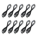 Max 10 Pieces USB 2.0 Printer Scanner Cable USB Type A Male to B Male 0.3meter