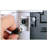 Max 10 Pieces USB 2.0 Printer Scanner Cable USB Type A Male to B Male 0.3meter