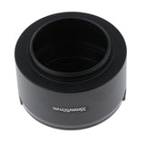 Max 35mm Metal Screw Lens Hood for 35mm f1.7 50mm f1.4 CCTV TV +46mm Lens Cap  Black