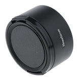 Max 35mm Metal Screw Lens Hood for 35mm f1.7 50mm f1.4 CCTV TV +46mm Lens Cap  Black