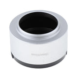 Max 35mm Metal Screw Lens Hood for 35mm f1.7 50mm f1.4 CCTV TV +46mm Lens Cap Silver