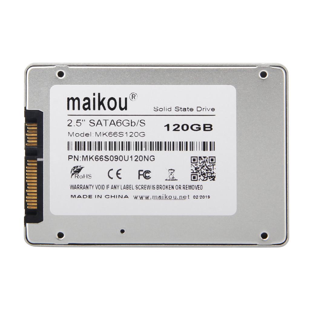 Max 2.5inch SATA3.0 120GB SSD Solid State Drive for PC + HDD Caddy Tray Silver