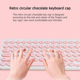 Max Ultra thin Keyboard Multimedia Wired USB 96 Keys Office Keyboard Light Green