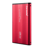 Maxbell 2.5 inch 500GB USB 3.0 Mobile Disk External Hard Drive for PC Computer Red