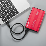Maxbell 2.5 inch 500GB USB 3.0 Mobile Disk External Hard Drive for PC Computer Red