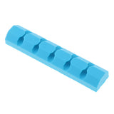 Max Charge Cable Holder Desk Cable Winder Clips Organizer Cord Management Blue