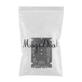 Max MSATA/M.2(NGFF) to SATA Adapter Card, 2-in-1 SATA 15+7Pin Board Adapter