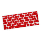 Max German Keyboard Protective Film Cover for Macbook European Version 13/15-Red