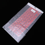 Max German Keyboard Protective Film Cover for Macbook European Version 13/15-Red