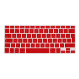 Max German Keyboard Protective Film Cover for Macbook European Version 13/15-Red