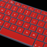 Max German Keyboard Protective Film Cover for Macbook European Version 13/15-Red