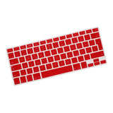 Max German Keyboard Protective Film Cover for Macbook European Version 13/15-Red
